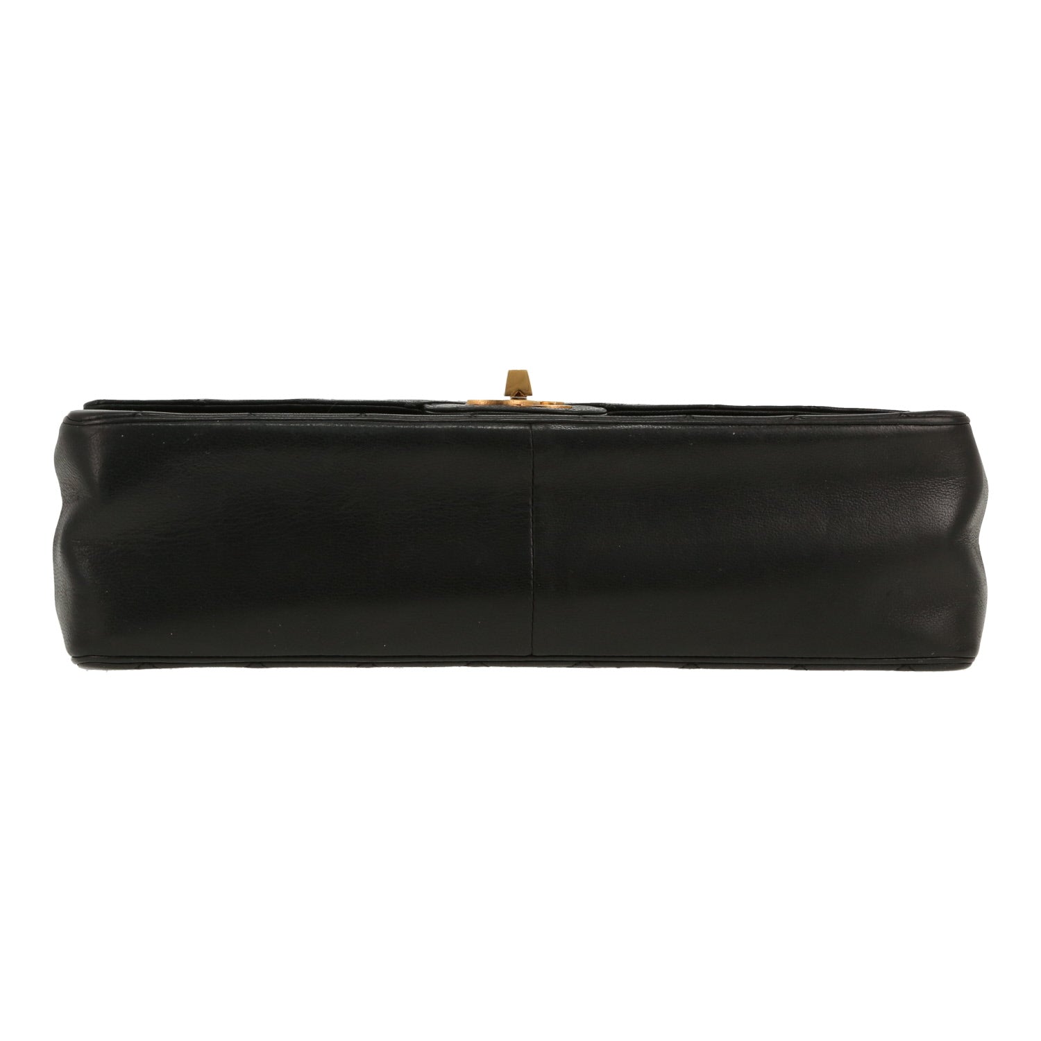 Chanel Timeless Vintage handbag in black quilted leather - DETAIL 1