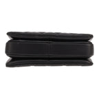 Chanel Trendy CC shoulder bag in black quilted leather - DETAIL 1