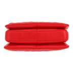 Chanel Trendy CC shoulder bag in red quilted leather - DETAIL 1