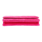 Chanel Wallet on Chain shoulder bag in pink velvet - DETAIL 1