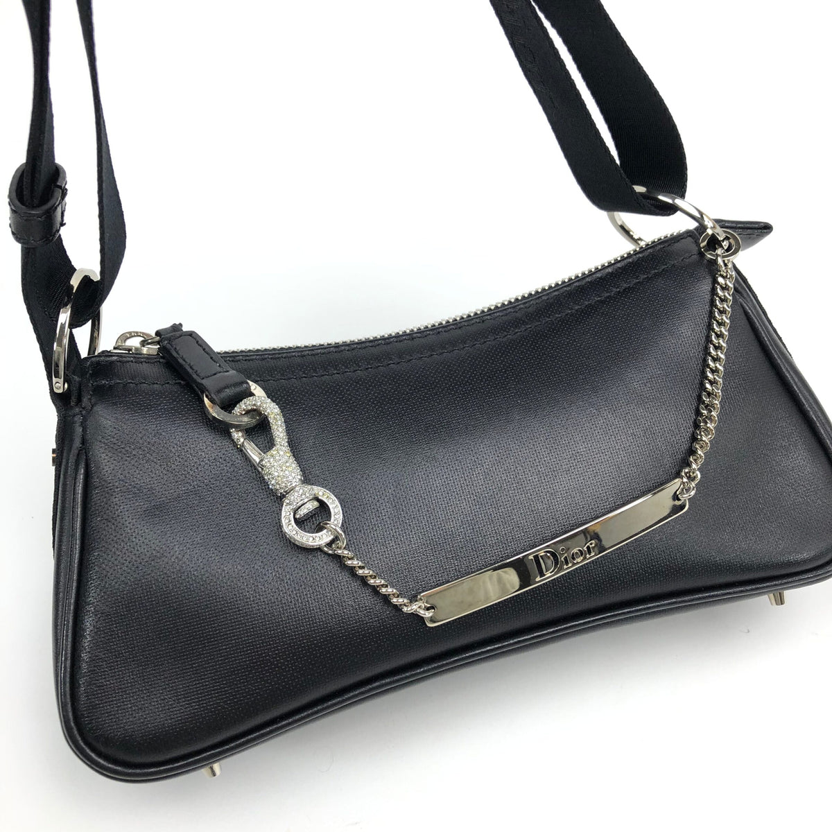 CHRISTIAN DIOR HARDCORE LEATHER SHOULDER BAG
