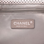 Chanel 2.55 handbag in silver leather - DETAIL 2