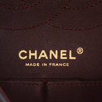 Chanel 2.55 shoulder bag in black quilted leather - DETAIL 2