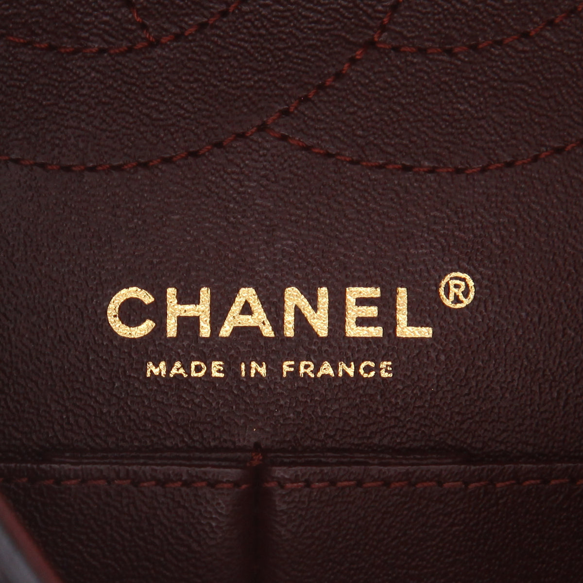 Chanel 2.55 shoulder bag in black quilted leather - DETAIL 2