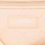 Chanel 22 shopping bag in beige leather - DETAIL 2