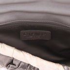 Chanel Baguette handbag in beige, grey and silver leather - DETAIL 2