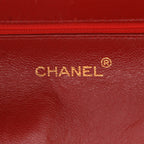 Chanel Camera handbag in red quilted leather - DETAIL 2