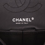 Chanel 2.55 Baguette small model handbag in grey jersey - DETAIL 2