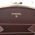Chanel clutch in black leather - DETAIL 2