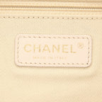 Chanel Deauville shopping bag in navy blue canvas - DETAIL 2