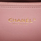 Chanel Executive handbag in pink grained leather - DETAIL 2