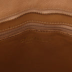 Chanel Medaillon handbag in beige quilted grained leather - DETAIL 2