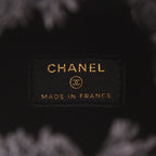 Chanel mini shoulder bag in black denim canvas - DETAIL 2