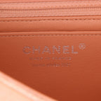 Chanel Mini Timeless handbag in powder pink and grey velvet with sequins - DETAIL 2