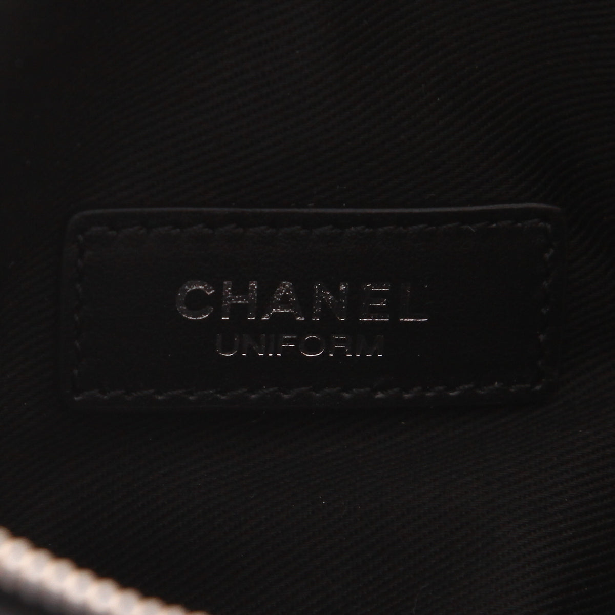 Chanel Pochette ceinture clutch-belt in black quilted leather - DETAIL 2