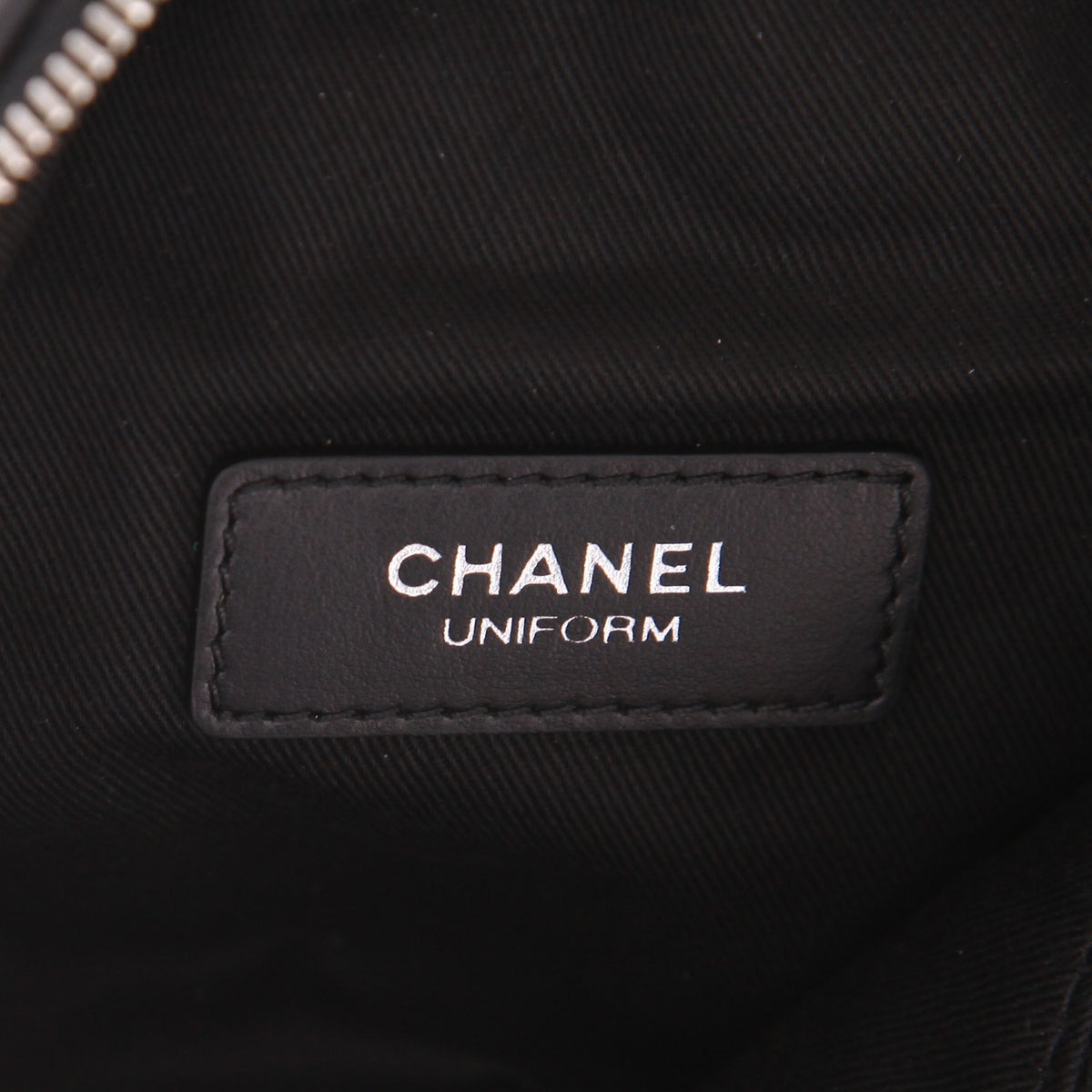 Chanel Pochette ceinture clutch-belt in black quilted leather - DETAIL 2