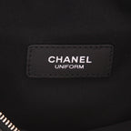 Chanel Pochette ceinture clutch-belt in black quilted leather - DETAIL 2