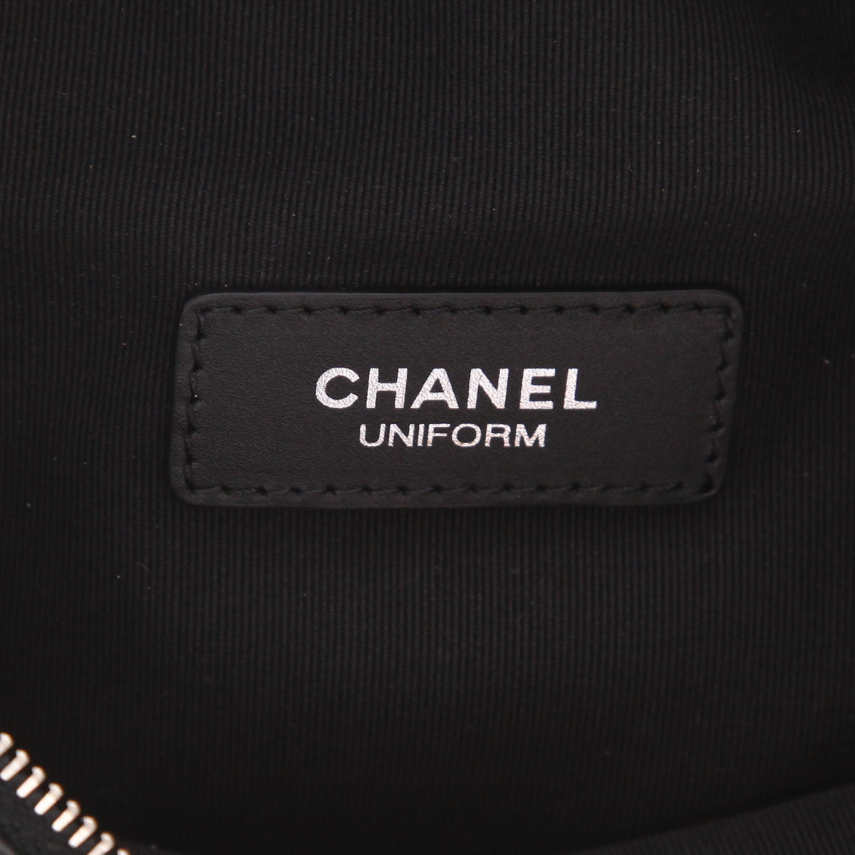 Chanel Pochette ceinture clutch-belt in black quilted leather - DETAIL 2