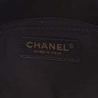 Chanel shoulder bag in black leather - DETAIL 2
