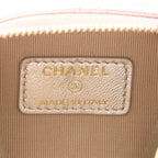 Chanel shoulder bag in pink and gold glittering leather - DETAIL 2