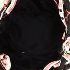 Chanel shoulder bag in pink, white and black logo canvas - DETAIL 2