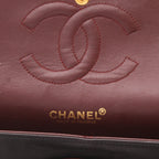 Chanel Timeless Classic handbag in black quilted leather - DETAIL 2