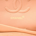 Chanel Timeless Classic handbag in pink quilted leather - DETAIL 2