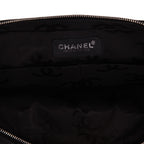 Chanel Timeless handbag in black nylon - DETAIL 2
