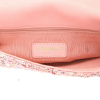 Chanel Timeless handbag in pink tweed - DETAIL 2