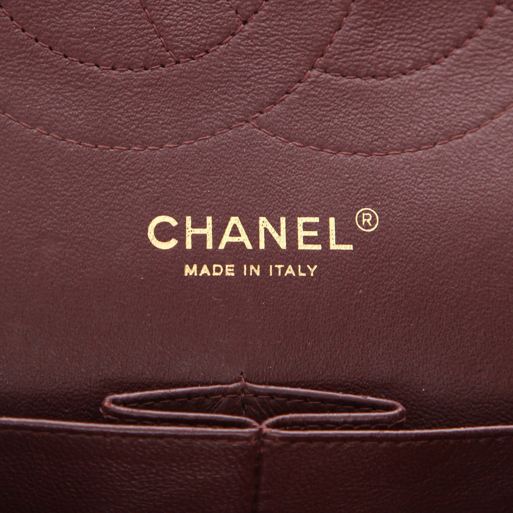 Chanel Timeless Jumbo handbag in black quilted grained leather - DETAIL 2