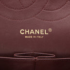 Chanel Timeless Jumbo handbag in black quilted grained leather - DETAIL 2