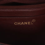 Chanel Timeless Jumbo handbag in black quilted leather - DETAIL 2