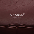 Chanel Timeless Jumbo shoulder bag in black quilted grained leather - DETAIL 2