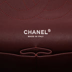 Chanel Timeless Jumbo shoulder bag in black quilted leather - DETAIL 2