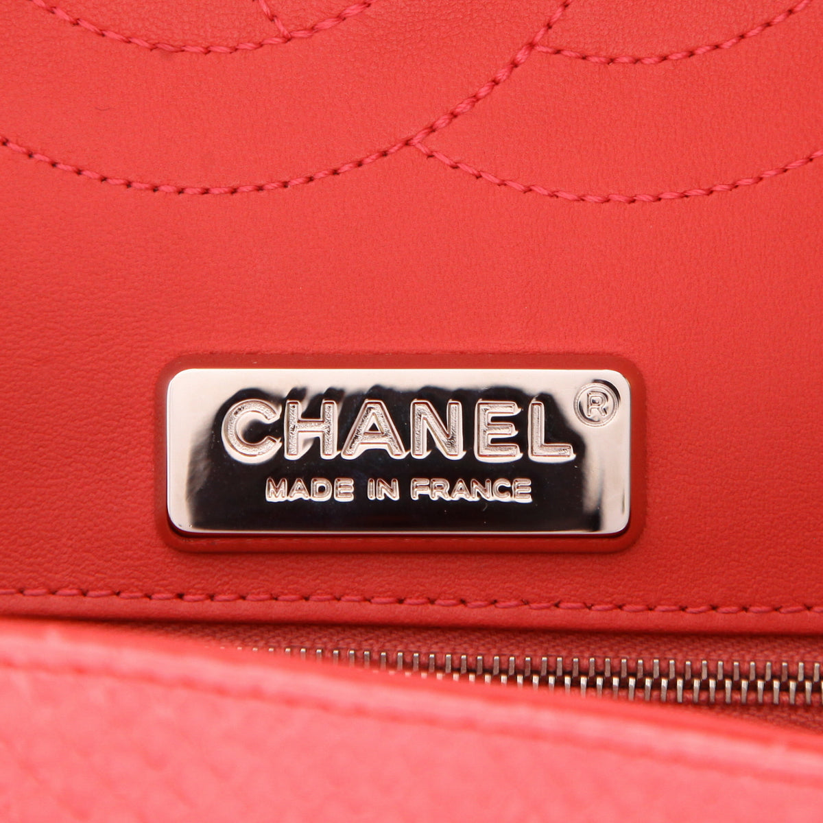 Chanel Timeless Jumbo shoulder bag in pink shading python - DETAIL 2