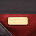 Chanel Timeless limited edition Frame handbag in black quilted leather and black plexiglas - DETAIL 2