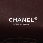 Chanel Timeless Maxi Jumbo handbag in black quilted grained leather - DETAIL 2