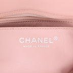 Chanel Timeless Mini Carré shoulder bag in pink quilted leather - DETAIL 2