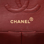 Chanel Timeless Petit handbag in black quilted leather - DETAIL 2