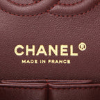 Chanel Timeless Petit handbag in black quilted leather - DETAIL 2