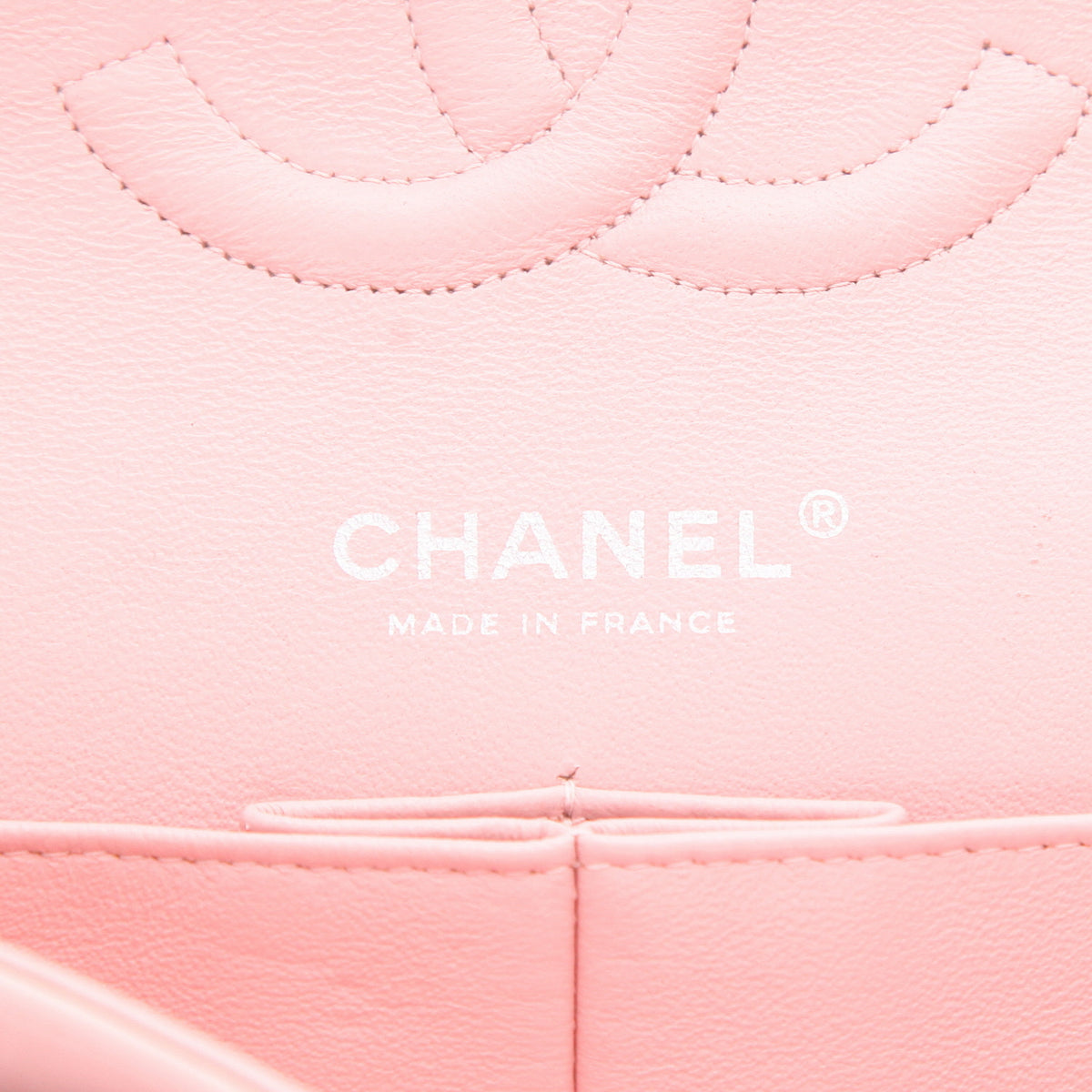 Chanel Timeless shoulder bag in pink tweed - DETAIL 2