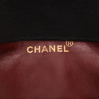 Chanel Timeless Vintage handbag canvas and black leather - DETAIL 2