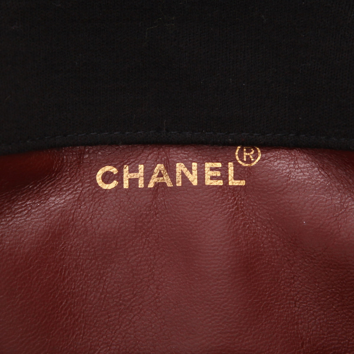 Chanel Timeless Vintage handbag canvas and black leather - DETAIL 2