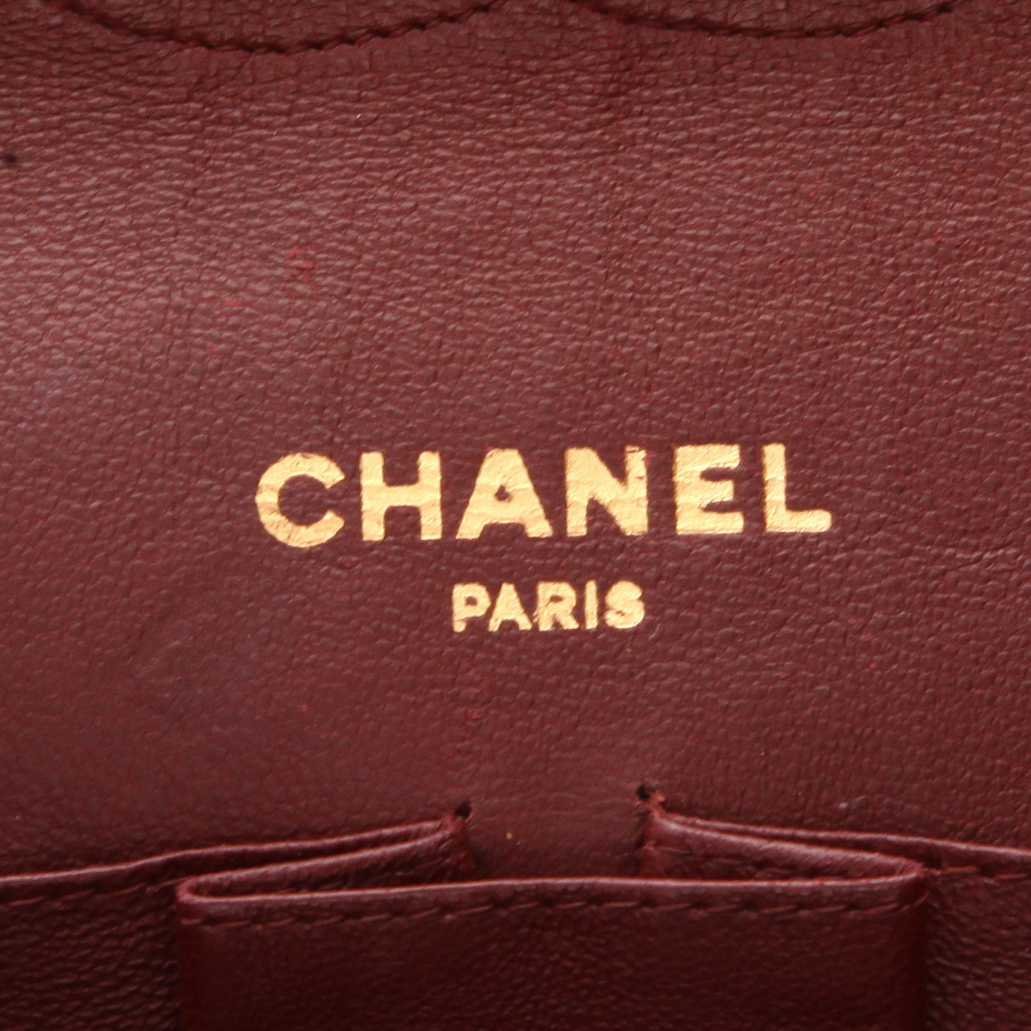 Chanel Timeless Vintage handbag in black quilted leather - DETAIL 2