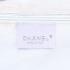 Chanel travel bag in silver canvas - DETAIL 2