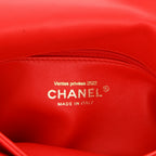 Chanel Trendy CC shoulder bag in red quilted leather - DETAIL 2