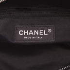 Chanel Vintage handbag in black leather - DETAIL 2