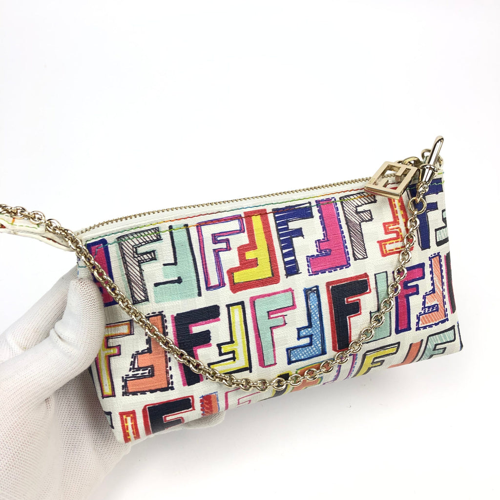 FENDI ZUCCA SHOULDER BAG