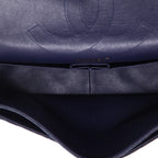 Chanel 2.55 handbag in blue denim canvas - DETAIL 3