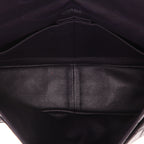 Chanel 2.55 shoulder bag in purple quilted leather - DETAIL 3